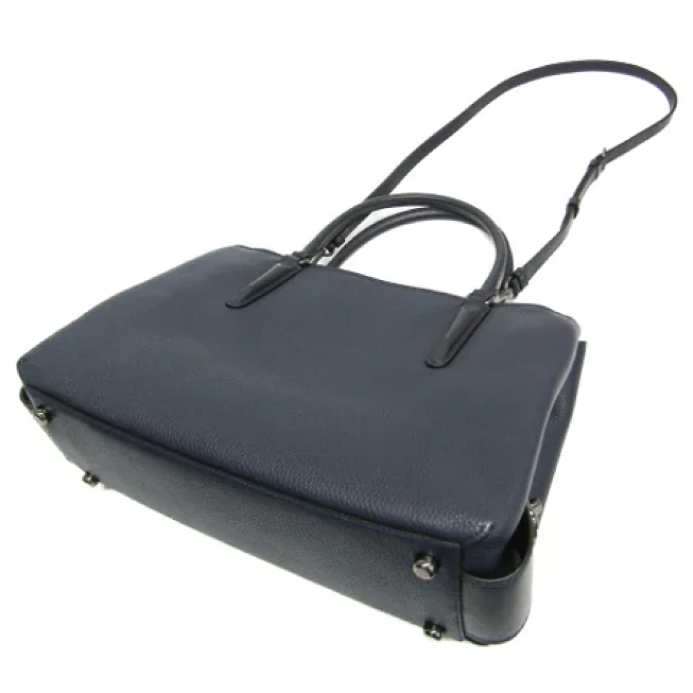 Coach Pre-owned Leather handbags Blue Dames