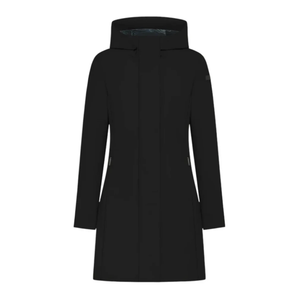 RRD Zwarte Winter Lange Parka Jas Black Dames