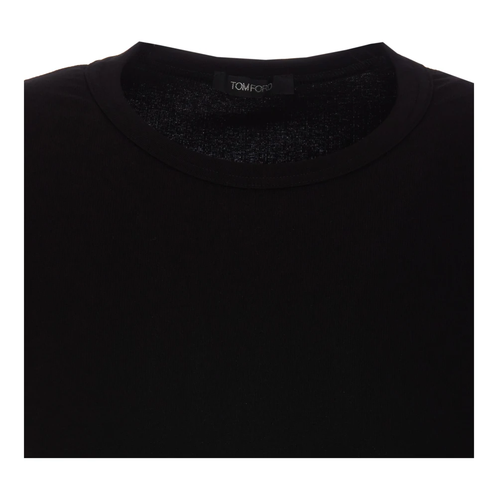 Tom Ford Zwarte T-shirts en Polos Black Heren