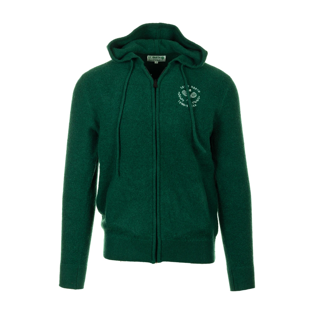 MC2 Saint Barth Groene Sweater MC2 Stijl Green Heren