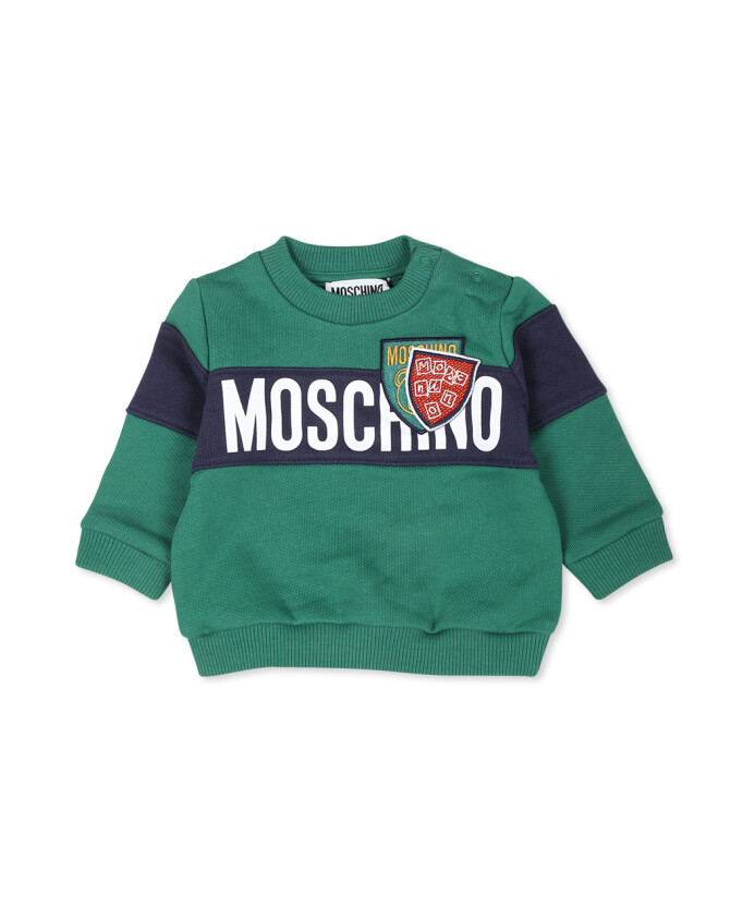 sweatshirt-col-rond-vert