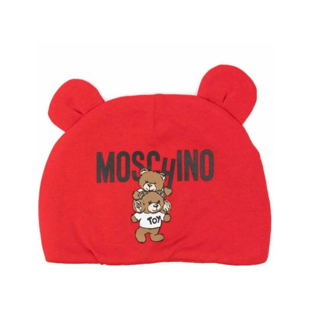 Moschino Barn Röd Poppy Hatt Red, Unisex