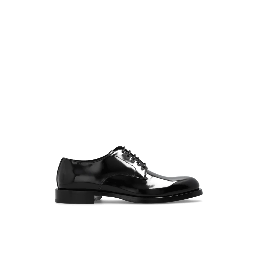 Dolce & Gabbana Uomo Nero - Scarpe Derby In Pelle - Shoes - 43 Eu