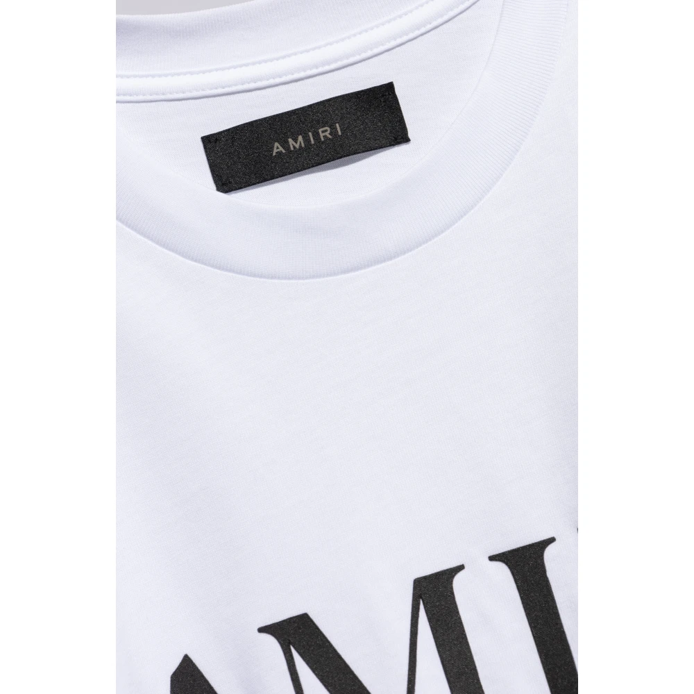 Amiri T-shirt met logo White Heren