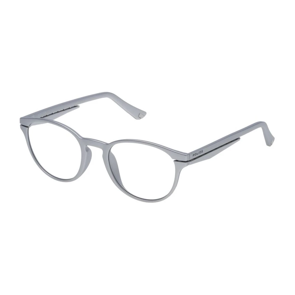 Police Grijze Geïnjecteerde Frames met Zilveren Wijzerplaat Gray Heren