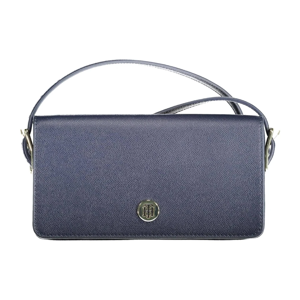 Tommy Hilfiger Women's Blue Shoulder Bag With Contrast Details