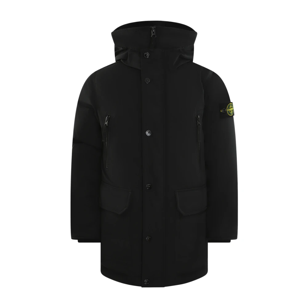 Stone Island Riktig dunjacka för barn Black, Unisex