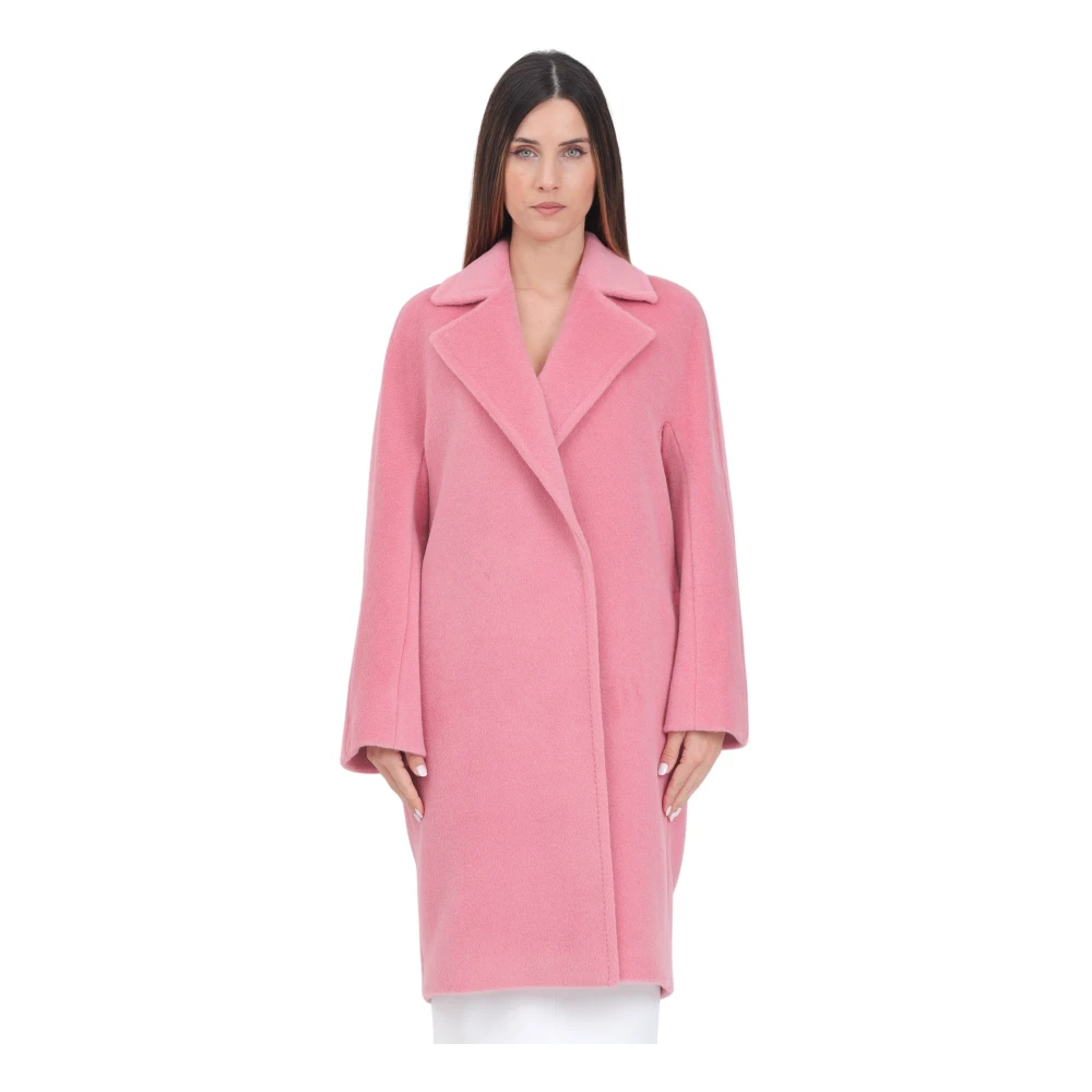 Max Mara Rosa Dubbelknäppt Rock Sidney Pink, Dam