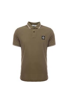 polo-vert-militaire-a-rayures