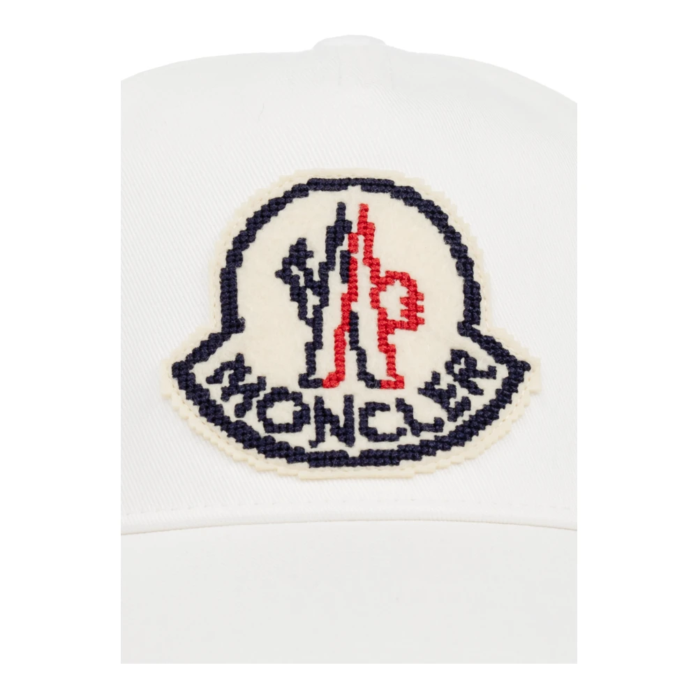Moncler Pet met klep White Heren