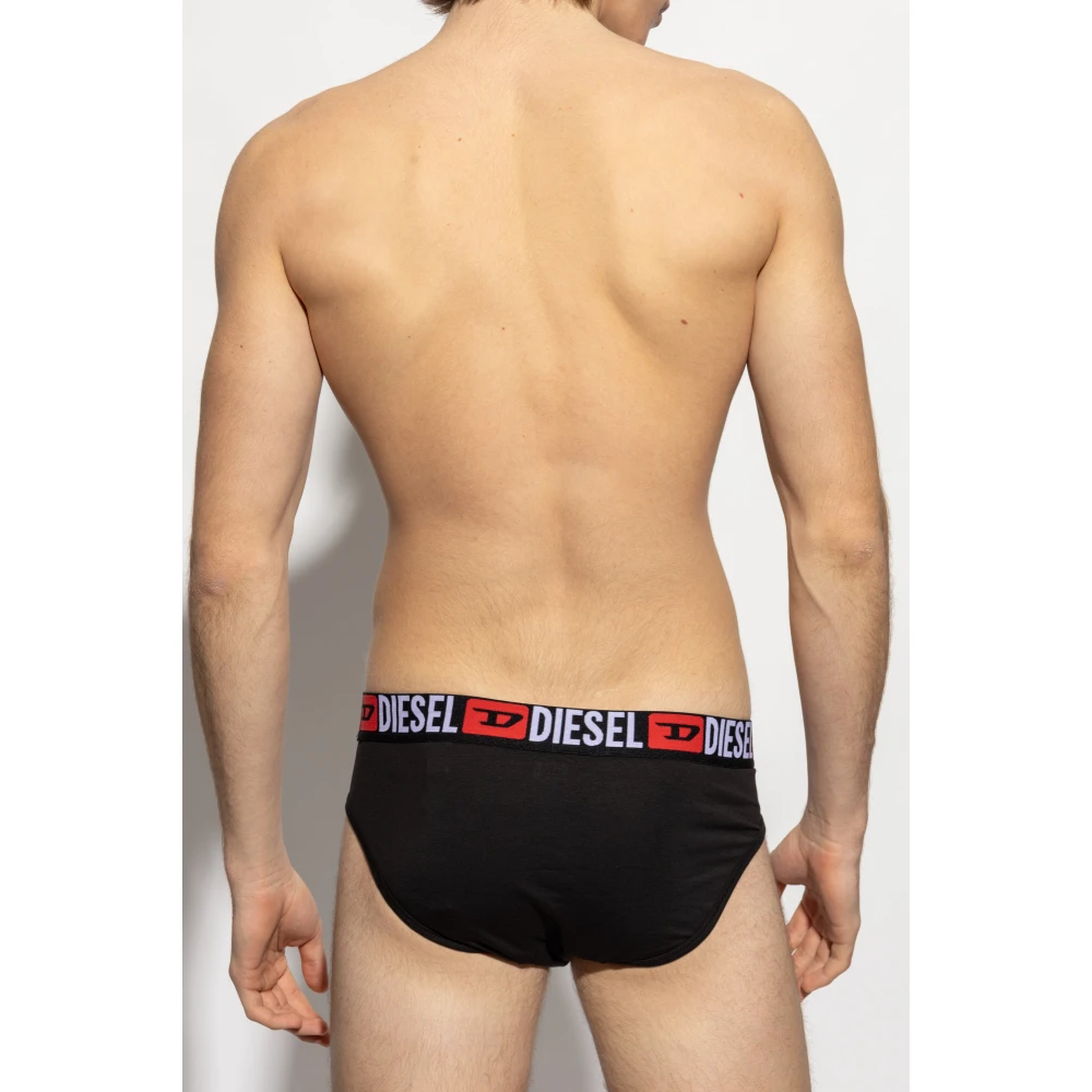 Diesel Driepak slips Umbr-Andrethreepack Black Heren