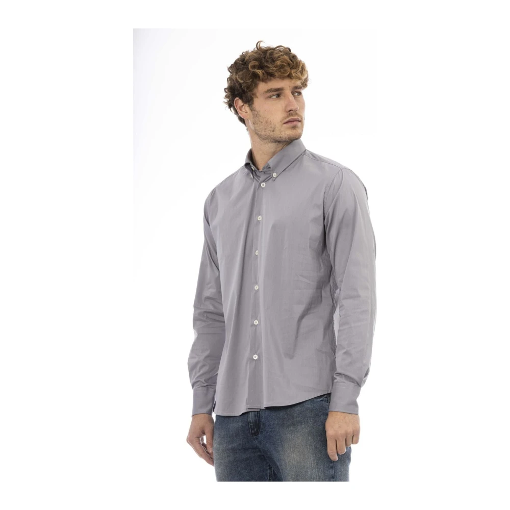 Baldinini Tijdloze Elegantie Overhemd Gray Heren