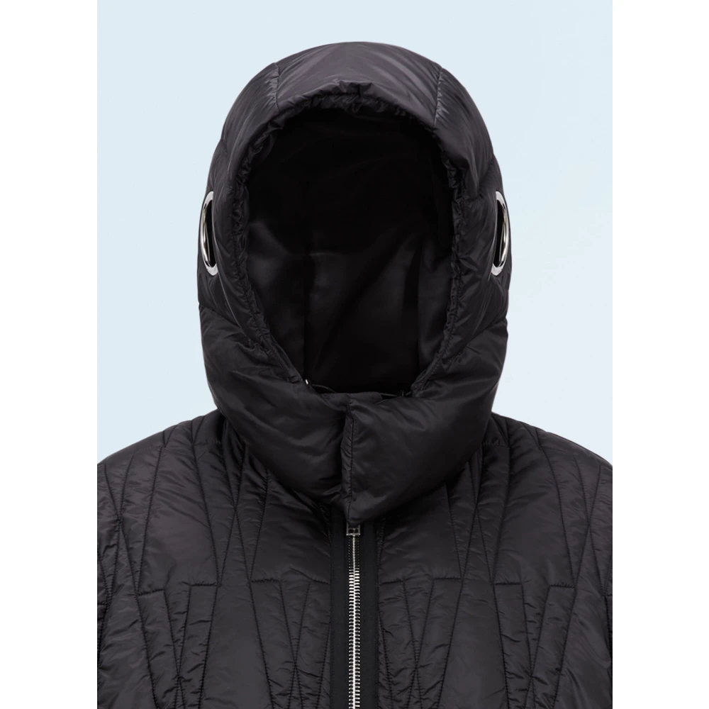 Moncler Gewatteerd Donsjack met Afneembare Mouwen Black Dames