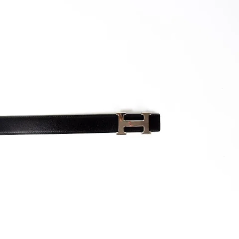 Hermès Vintage Pre-owned Leather belts Black Dames
