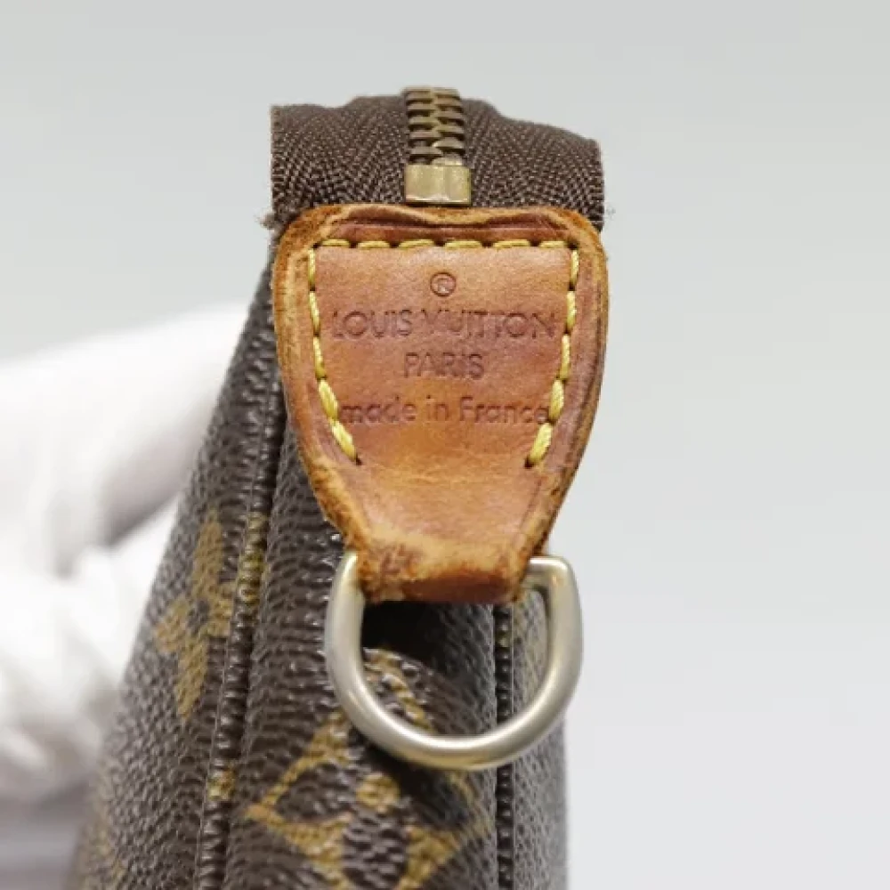 Louis Vuitton Vintage Pre-owned Canvas clutches Brown Dames