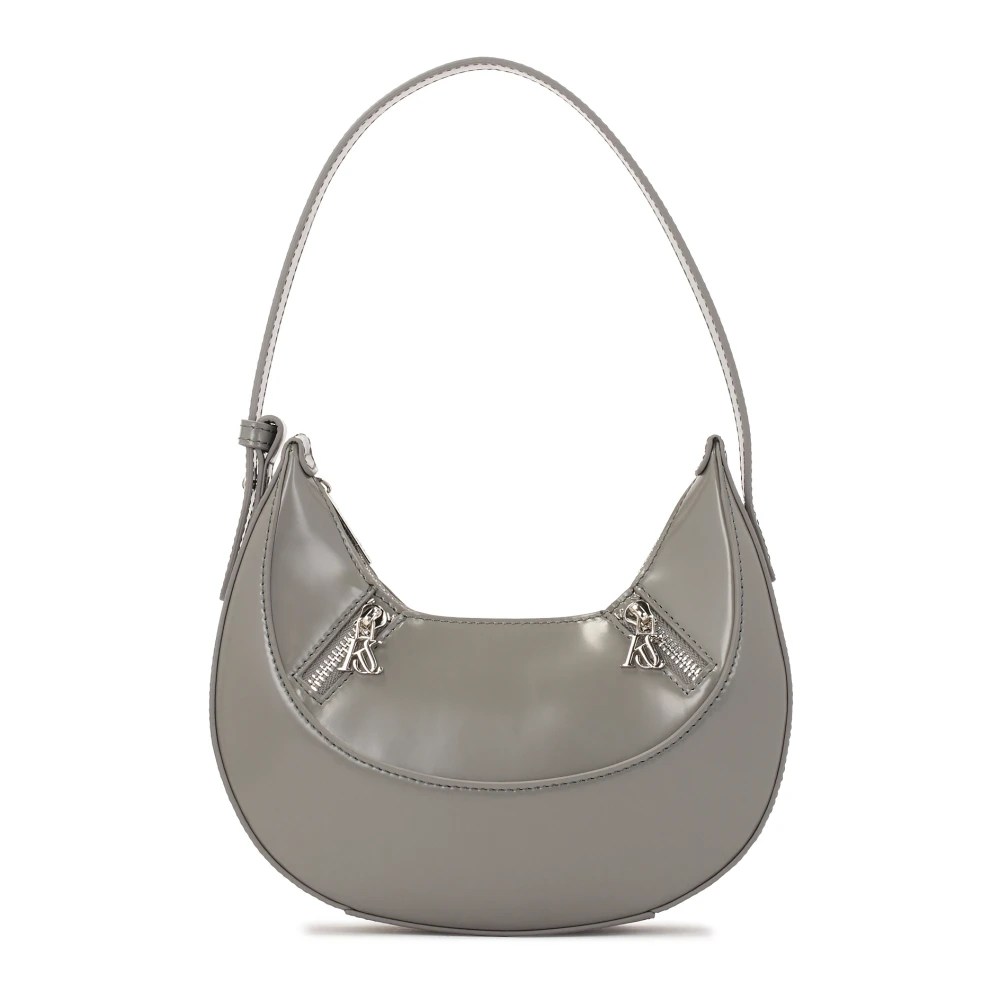 Kazar Studio Ovale grijze handtas met handgreep Gray Dames