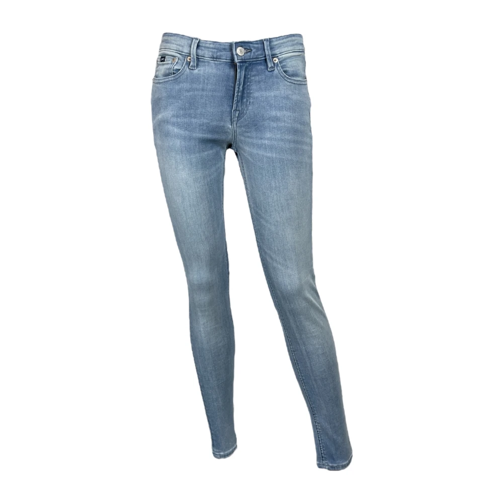 Denham Stretch Skinny Jeans Blauw Slim Fit Blue Dames