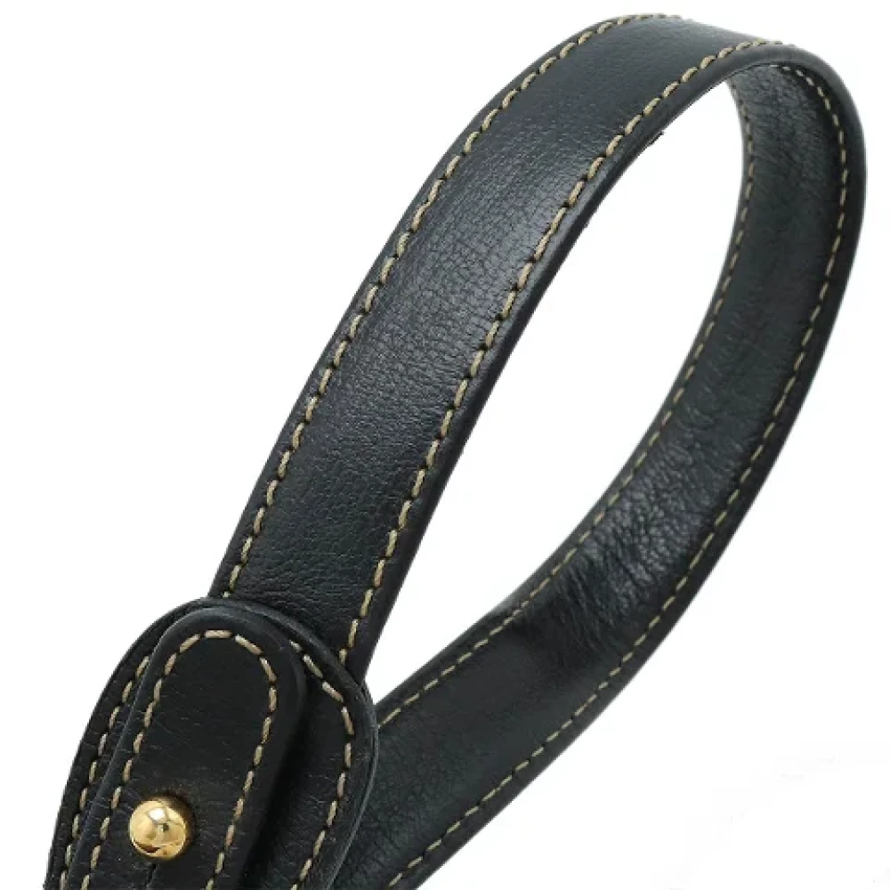 Loewe Pre-owned Leather shoulder-bags Black Dames