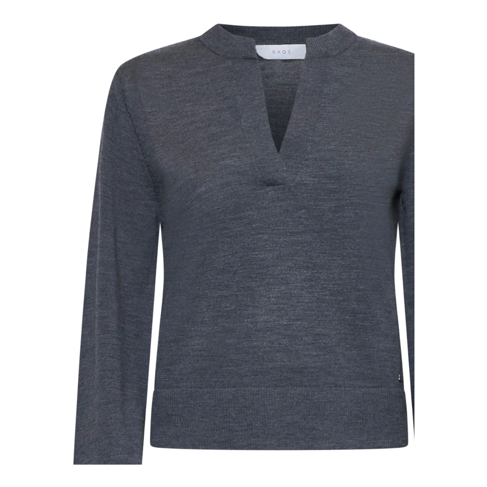 Kaos Antraciet Sweater Collectie Gray Dames