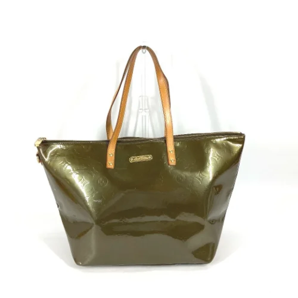 Louis Vuitton Vintage Pre-owned Cotton louis-vuitton-bags Green Dames