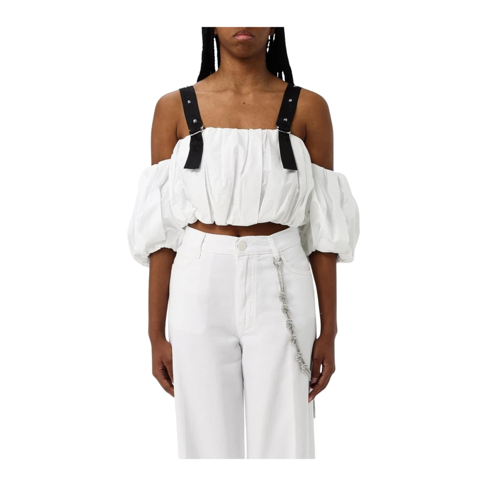 Pinko , Damen, Oberteile, Weiß, M