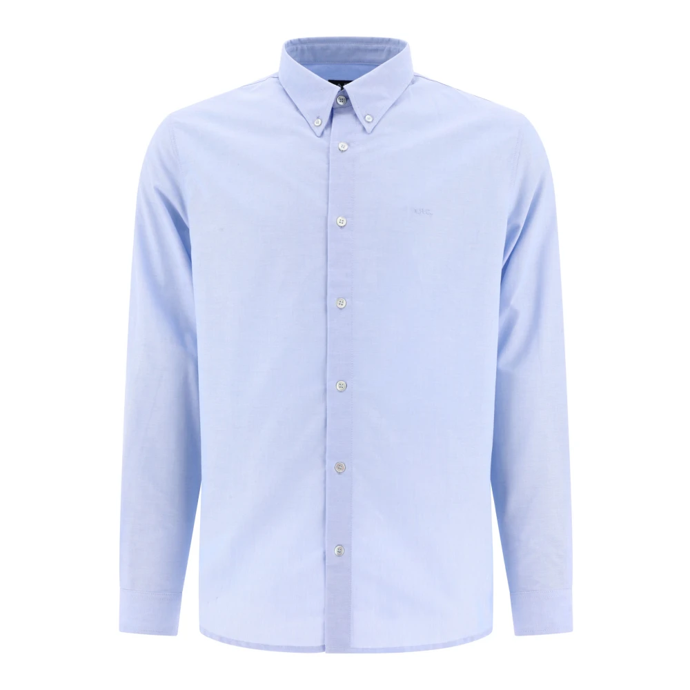 A.p.c. Men's Blue Greg Shirt