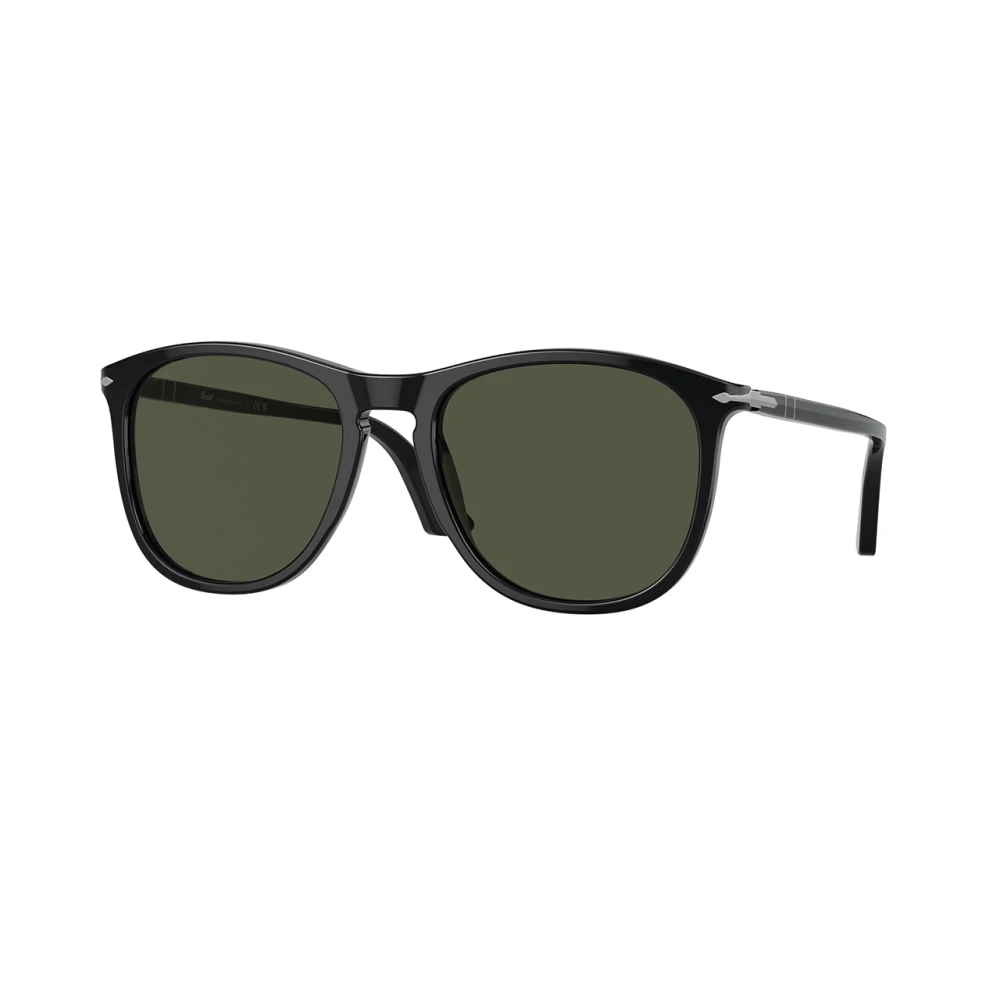Persol Unisex Green Po3314s 95/31 Sunglasses Acetate Black Pillow Normal - Image 2