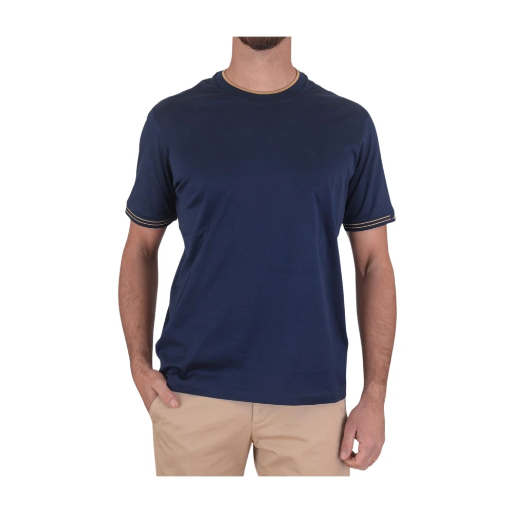 Paul & Shark Men's Blue Cotton T-Shirt - T-Shirts - M - Tops
