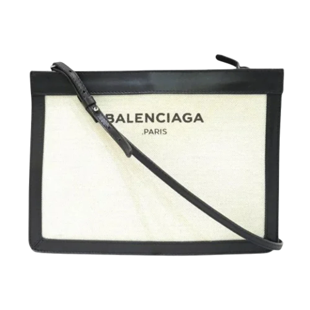 Balenciaga Vintage Pre-owned Leather balenciaga-bags Beige Dames
