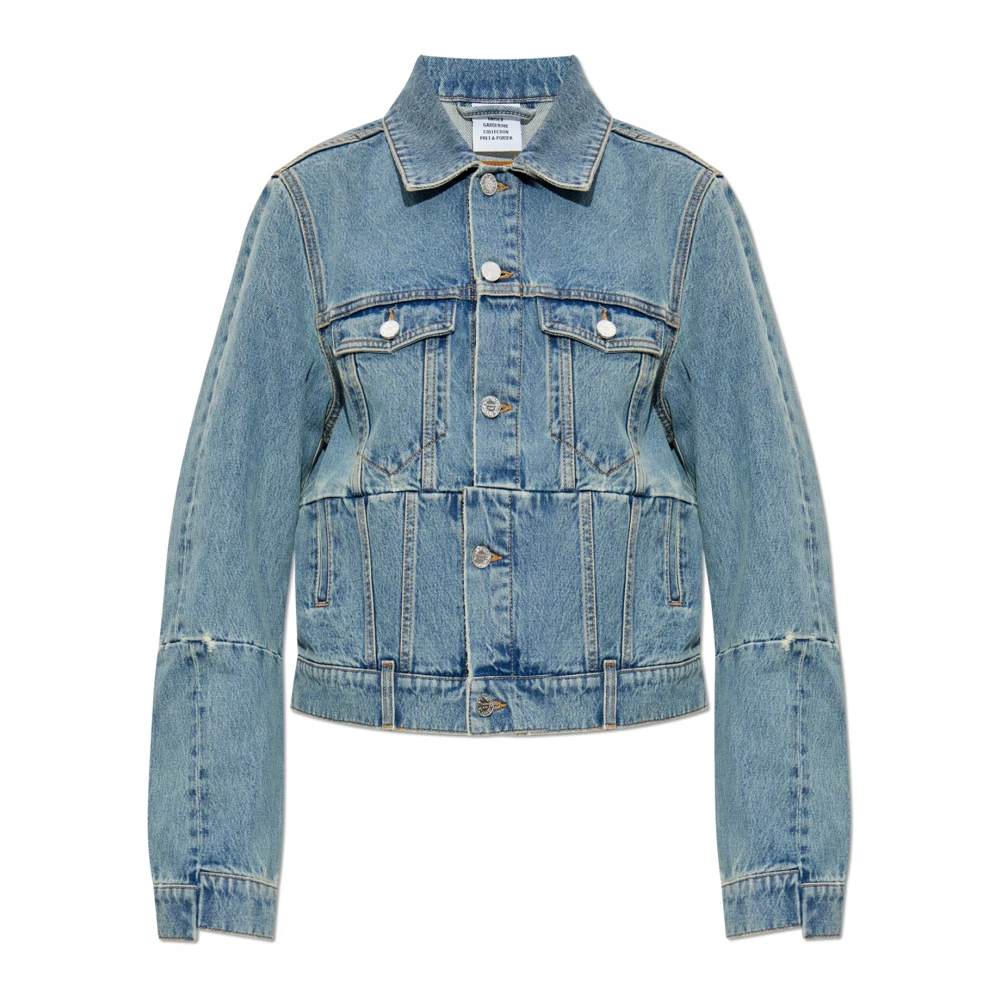 Vetements Unisex Blauw Jassen M, Denim, Denim Jas