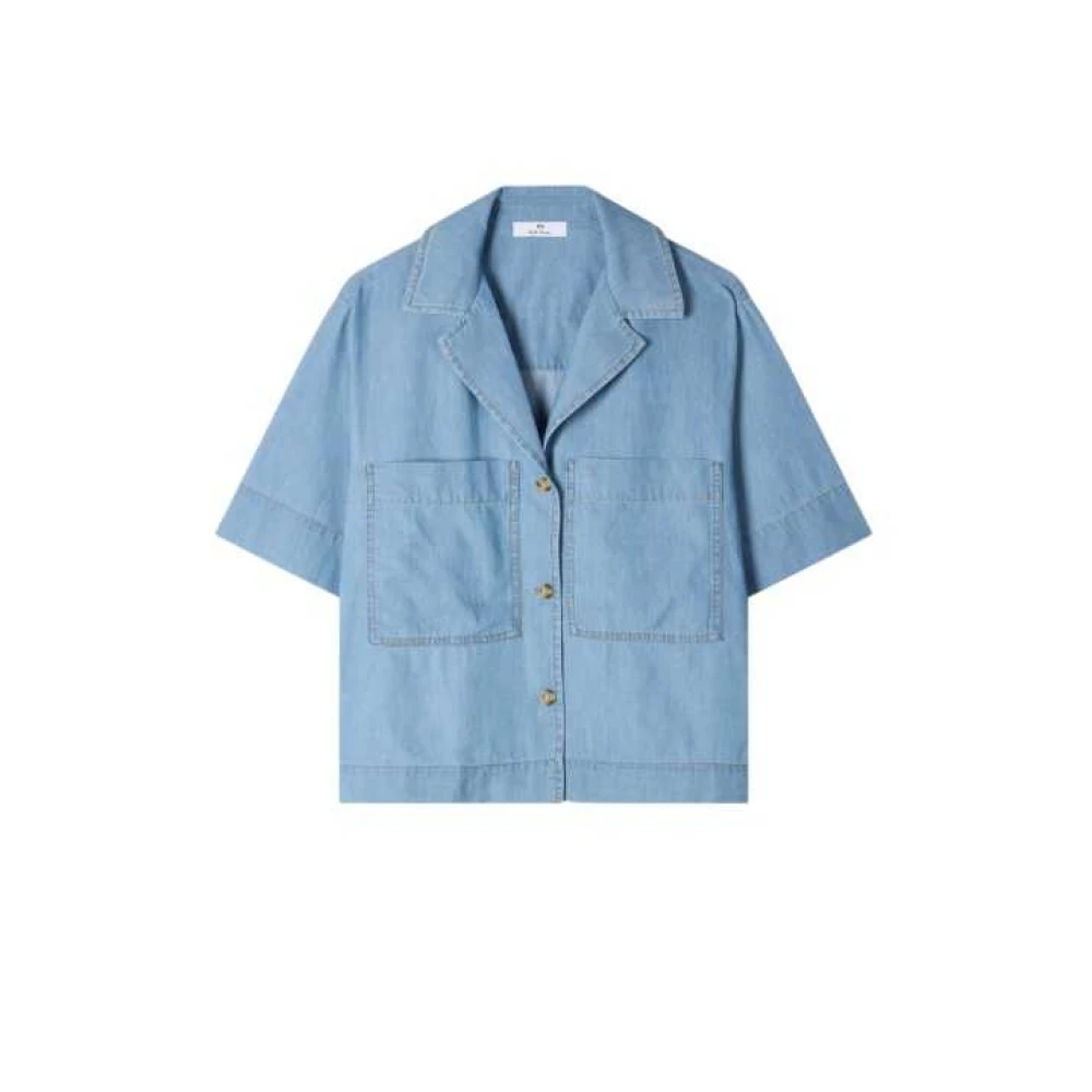 Paul Smith Donna Blu Camicette Xs, New,