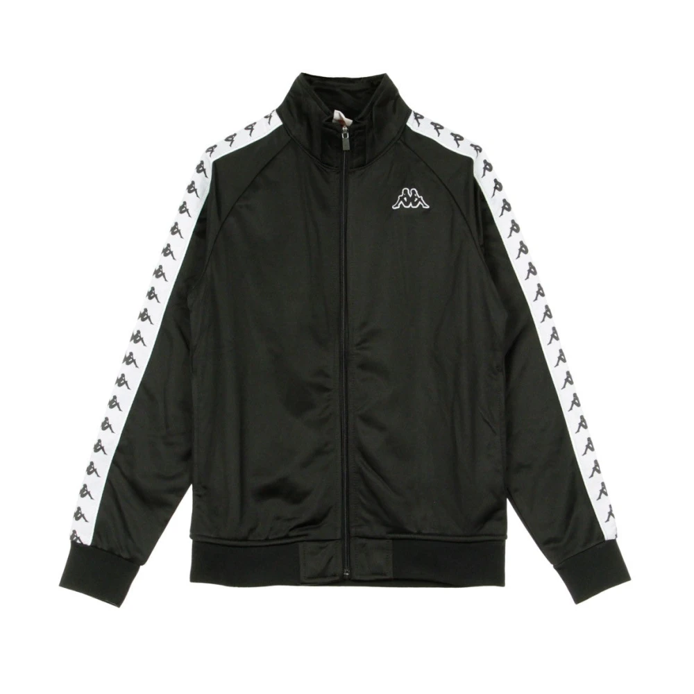 Kappa Men's Black Zip-Throughs, Xs, Slim Track Jacket /White