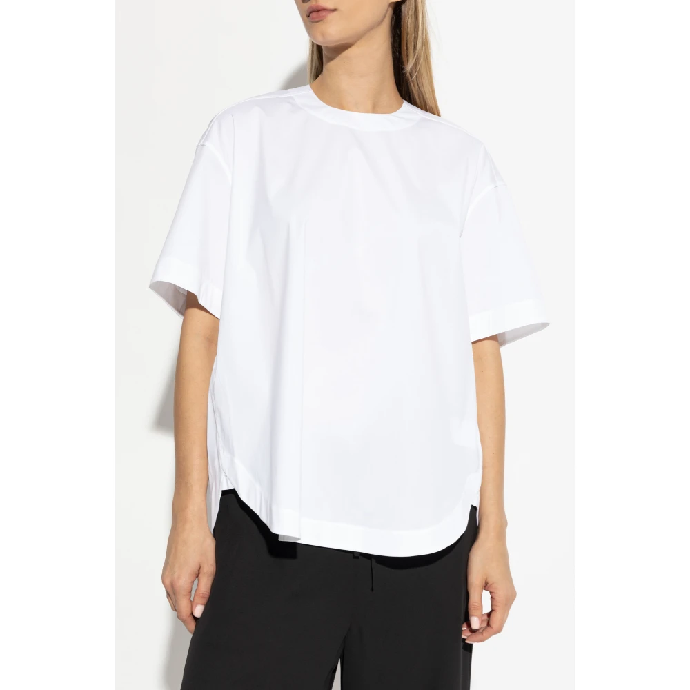 Theory Losvallende top White Dames