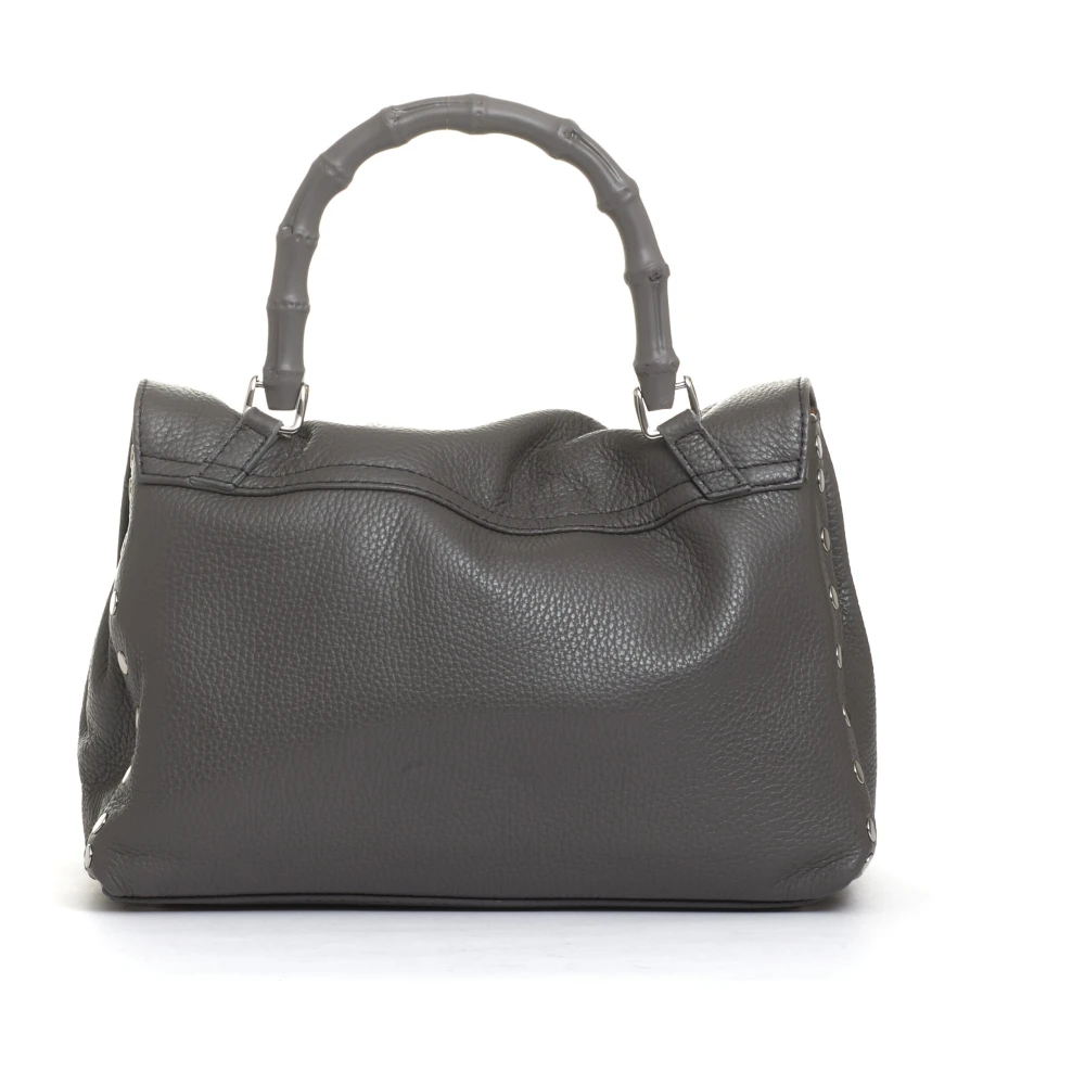 Zanellato Stijlvolle Bamboe Handvat Handtas Gray Dames
