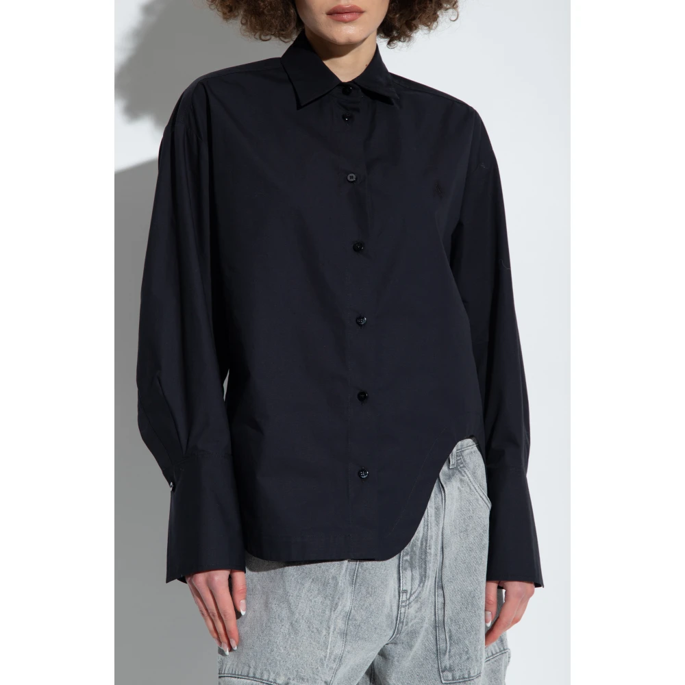 The Attico Eliza shirt Blue Dames