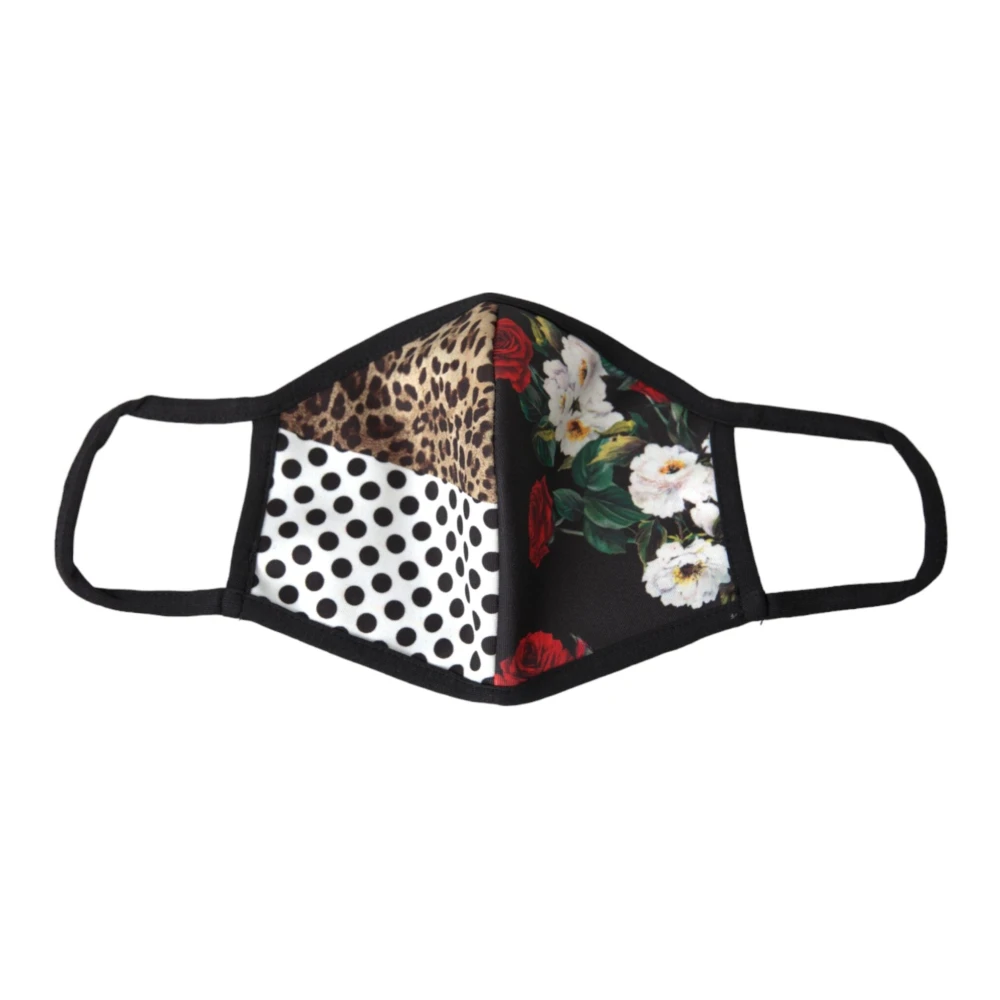 Dolce & Gabbana Women's Leopard Floral Elastic Face Mask