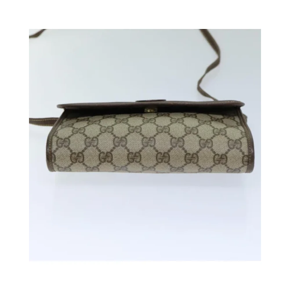 Gucci Vintage Pre-owned Plastic gucci-bags Beige Dames