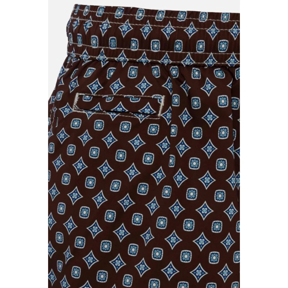 MC2 Saint Barth Bruin Zee Kleding Comfort Light Badpak Brown Heren
