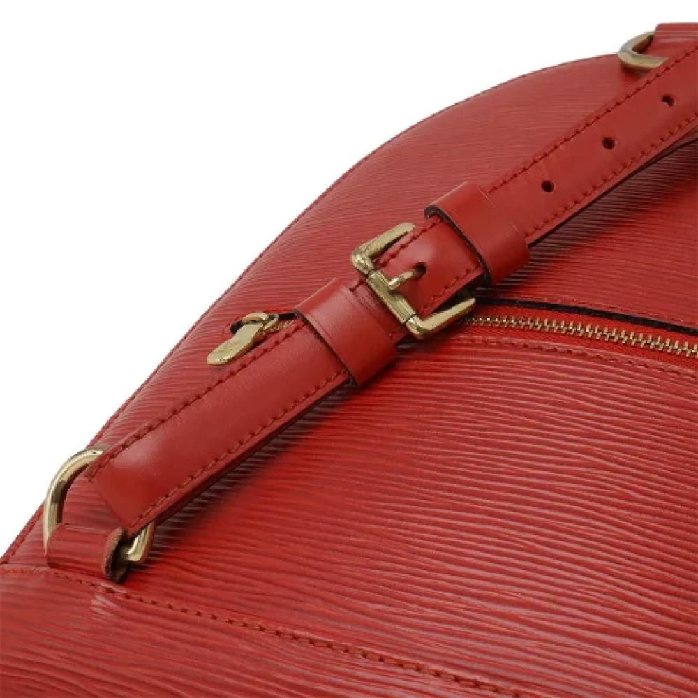 Louis Vuitton Vintage Pre-owned Leather backpacks Red Dames
