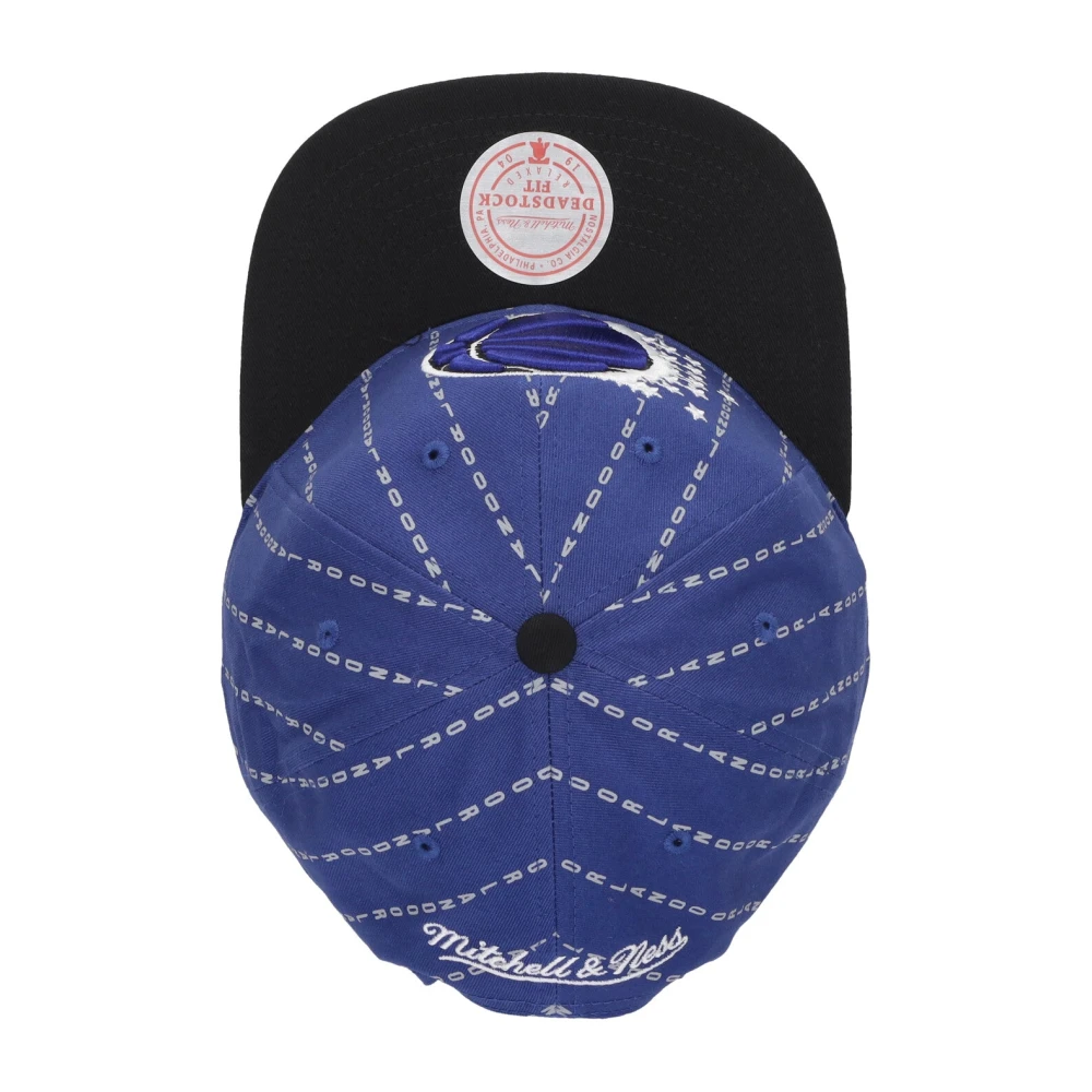 Mitchell & Ness Orlando Magic Gestreepte Snapback Pet Blue Heren