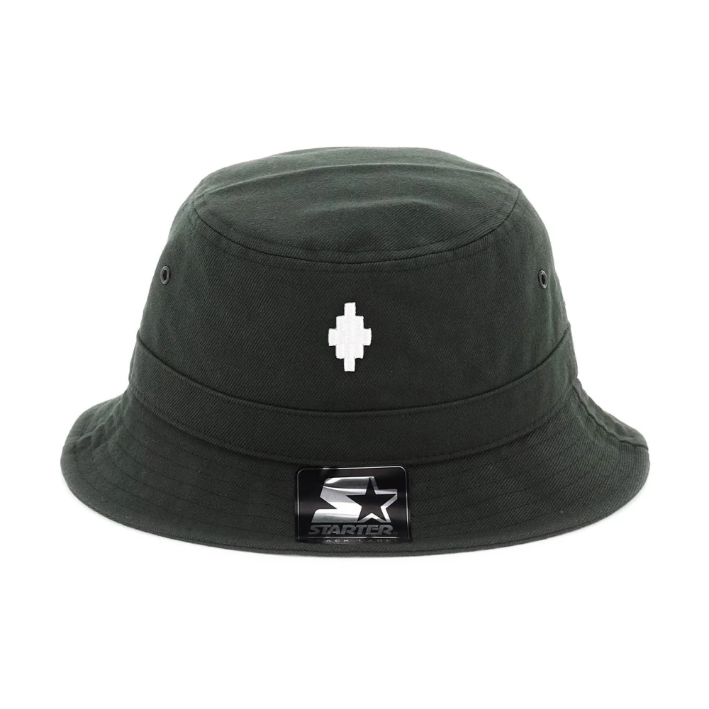 Marcelo Burlon Höj din stil med Cross Bucket Hat Black, Herr