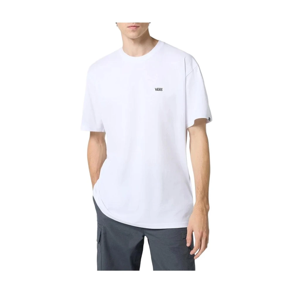 Vans Men's White Logo Cotton T-Shirt For