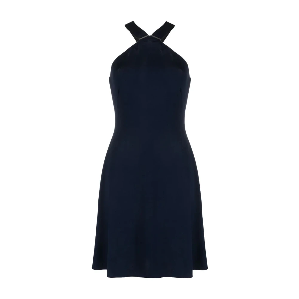 Ralph Lauren Jinett Mouwloze Zomerjurk Blue Dames