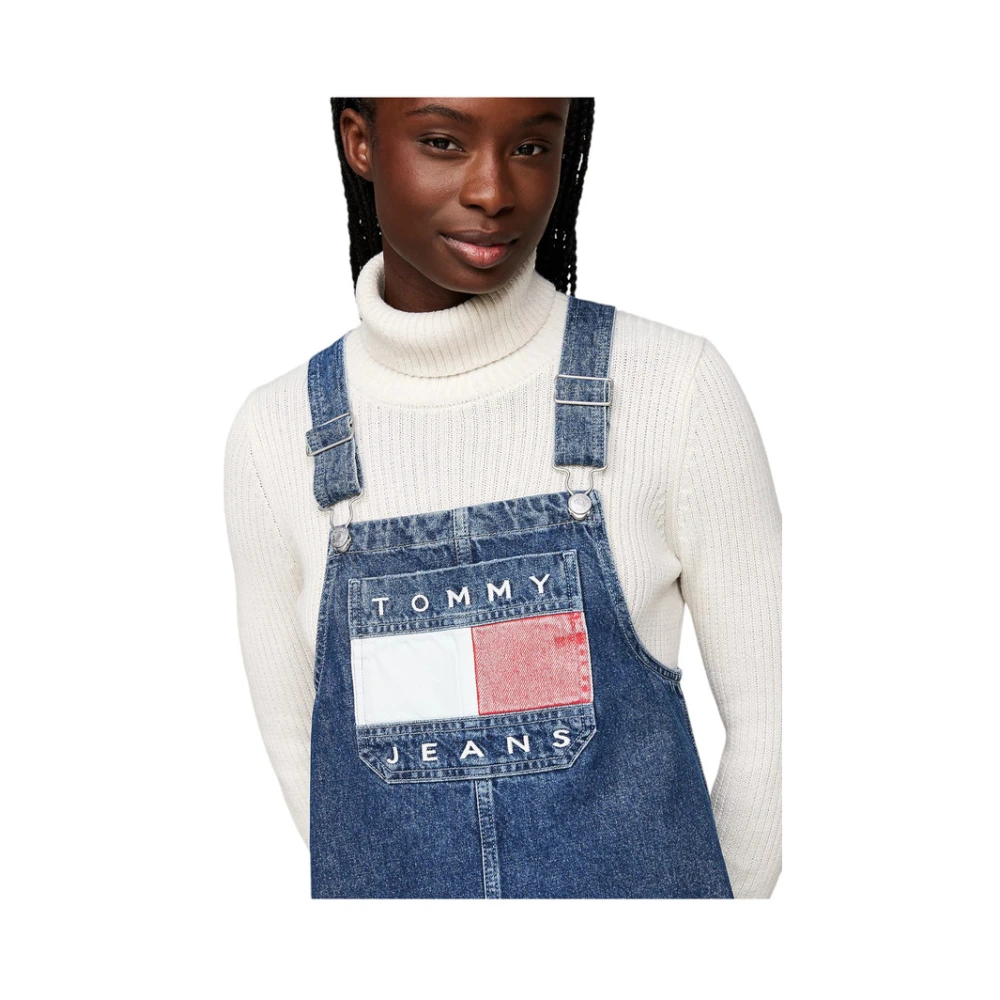 Tommy Jeans Korte Jurk Blue Dames