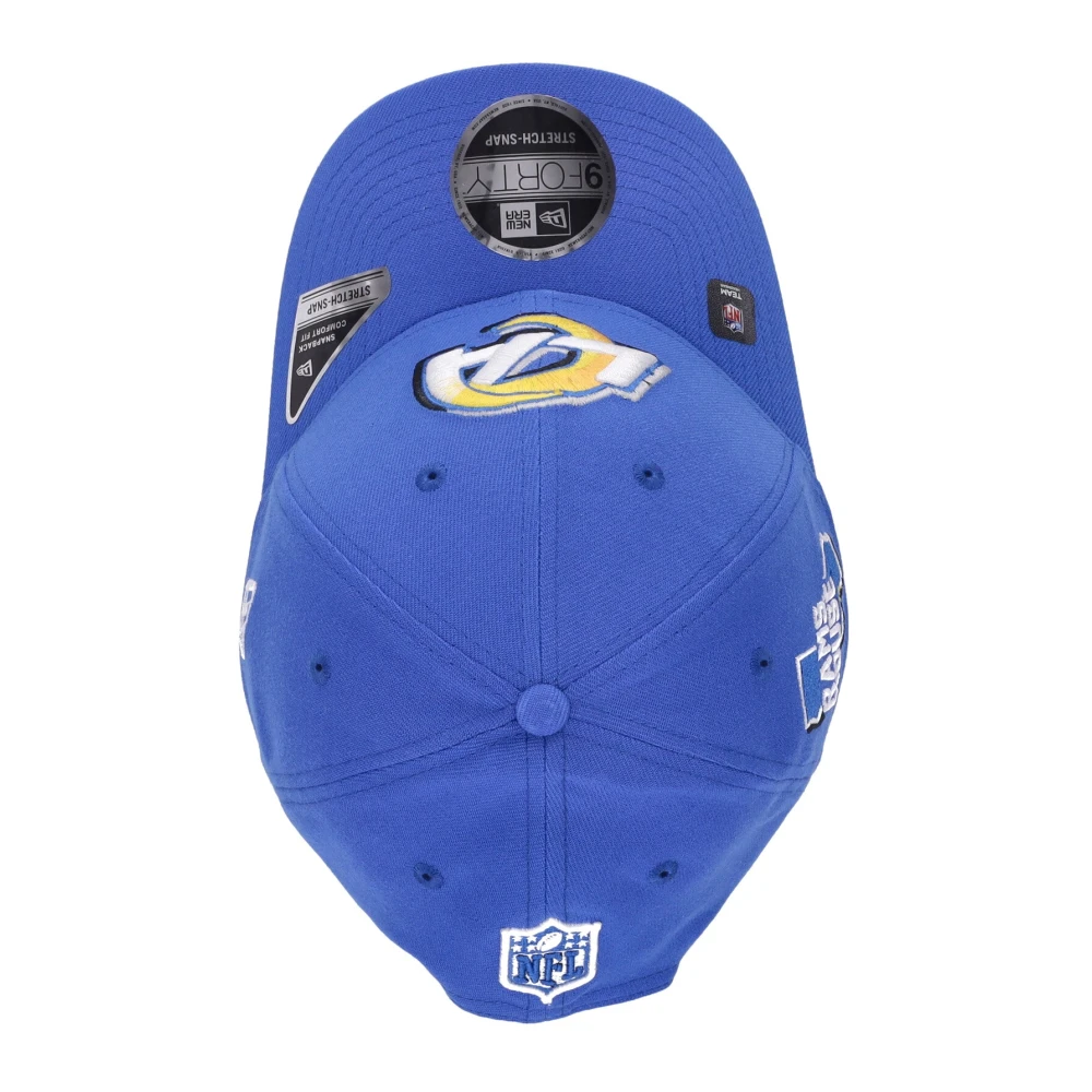 new era Gebogen Visor Hat NFL Draft Los Angeles Rams Blue Heren