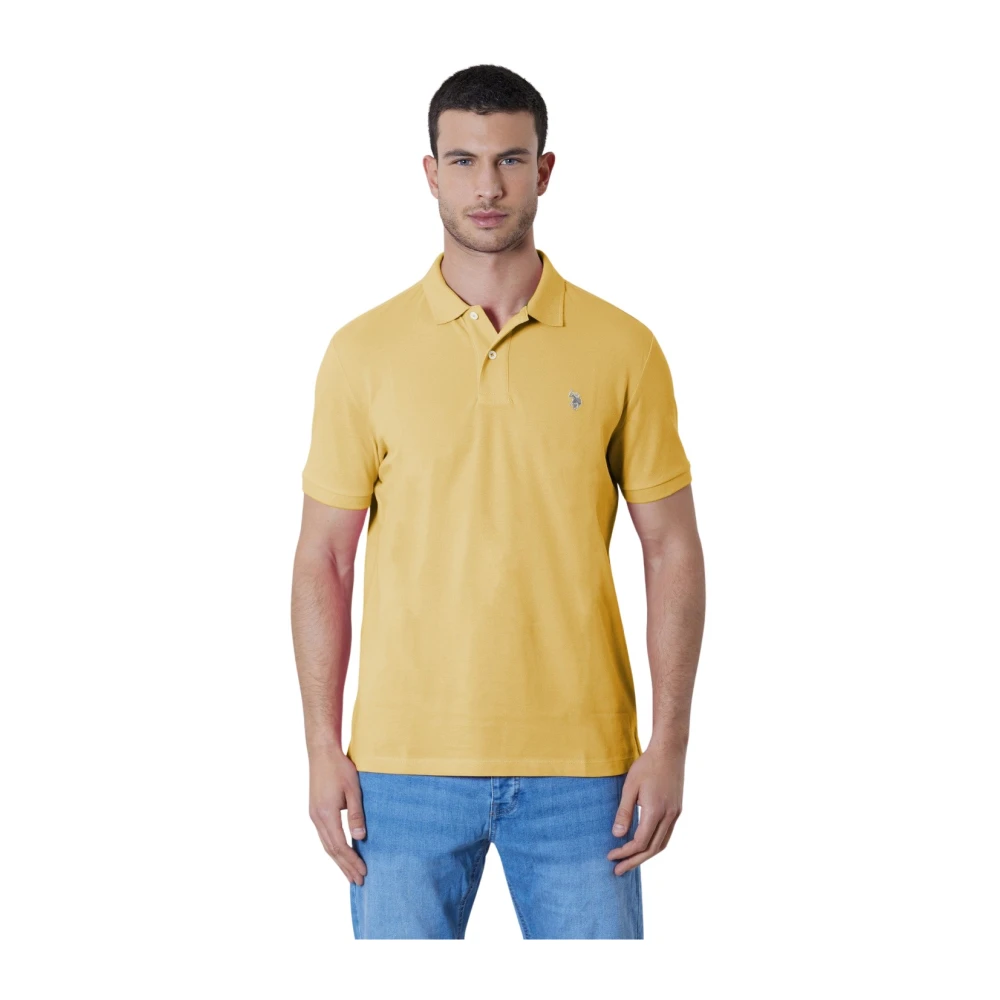 U.s. Polo Assn. Homme Jaune Tops, Taille: L Polo King