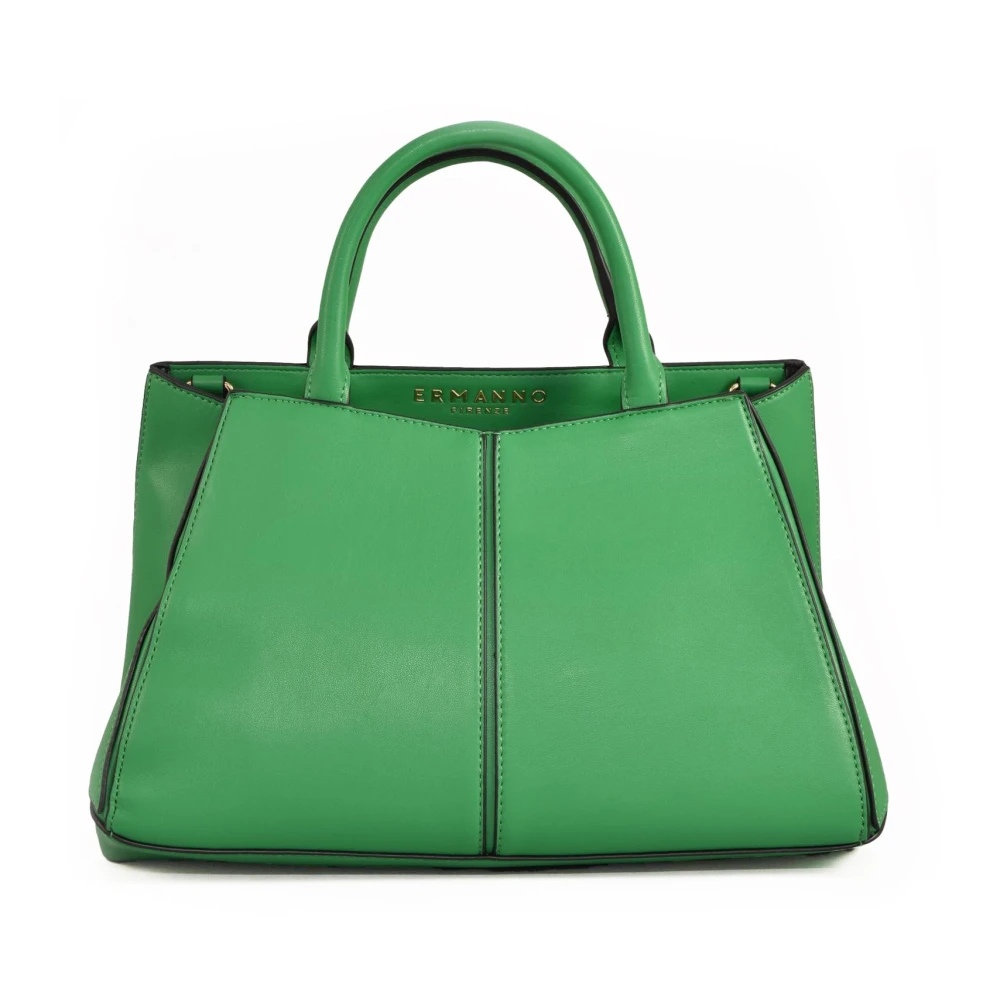 Ermanno Scervino River Tote Väska med Dragkedja Green, Dam