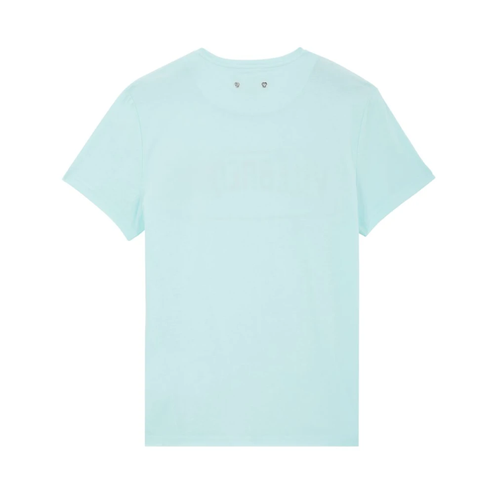 Vilebrequin Tahiti Flowers Heren T-shirt Blue Heren