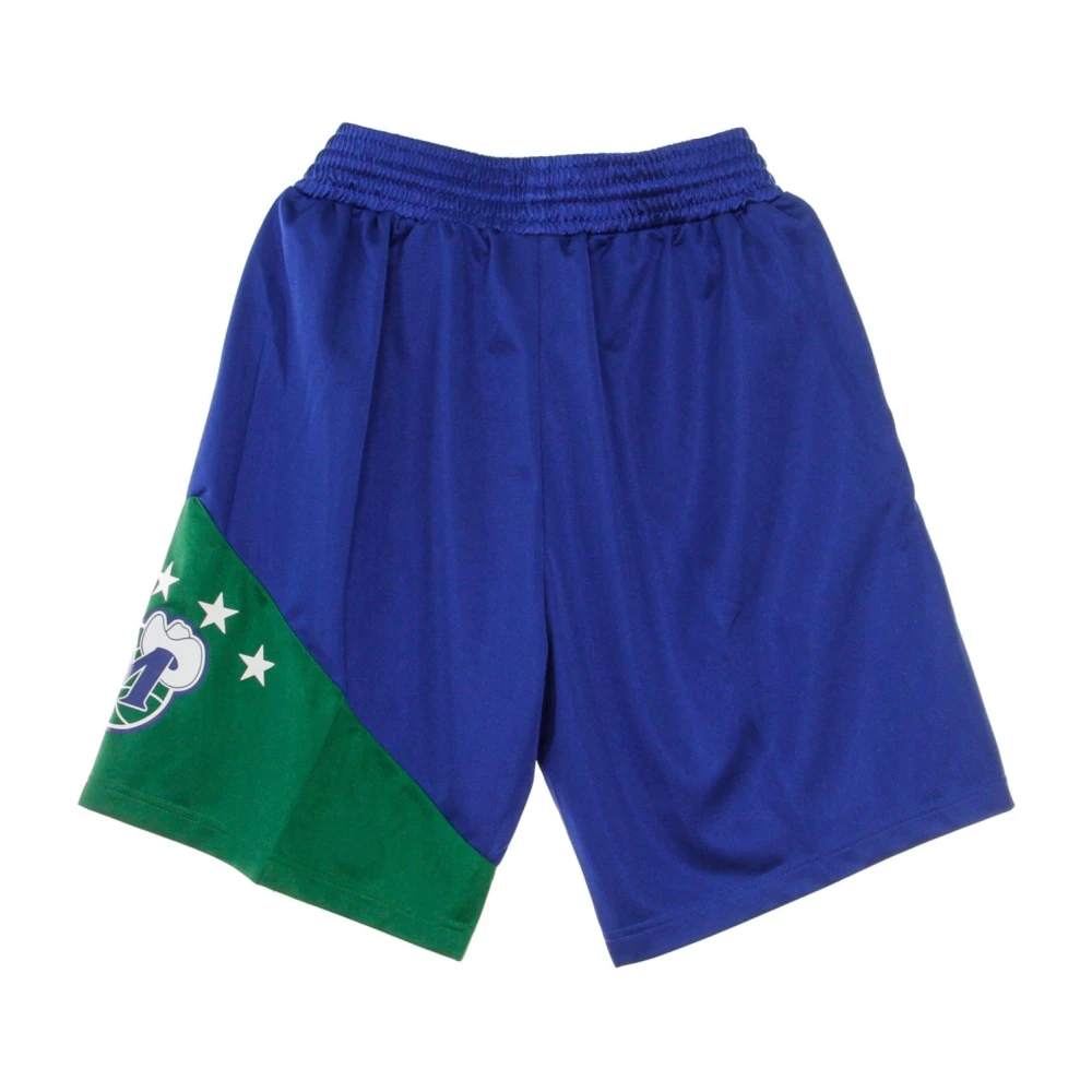 Mitchell & Ness NBA Team Heritage Basketball Shorts Blue Heren