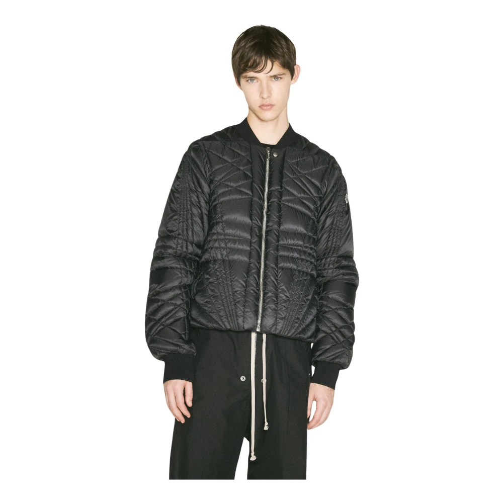 Moncler Gewatteerde Flight Down Jacket Black Heren